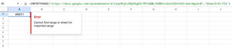 google sheet importrange error|How To Fix IMPORTRANGE Internal Error in Google Sheets.
